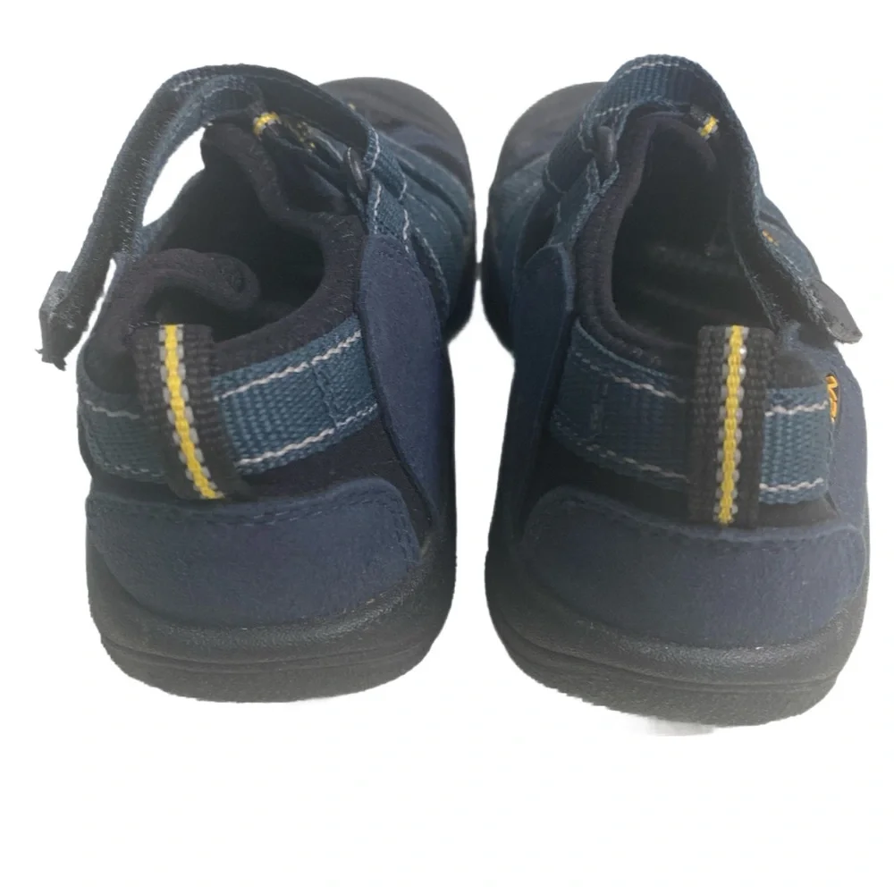 Kids KEEN Newport H2 Waterproof Sandals Navy‎ Blue Trail Hiking Closed Toe Sz 3